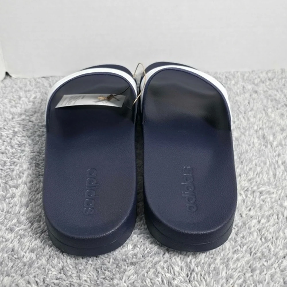 Adidas Adilette Shower Slides Men's 9 / Women's 10‎ GZ5920 Flip Flops Navy NEW